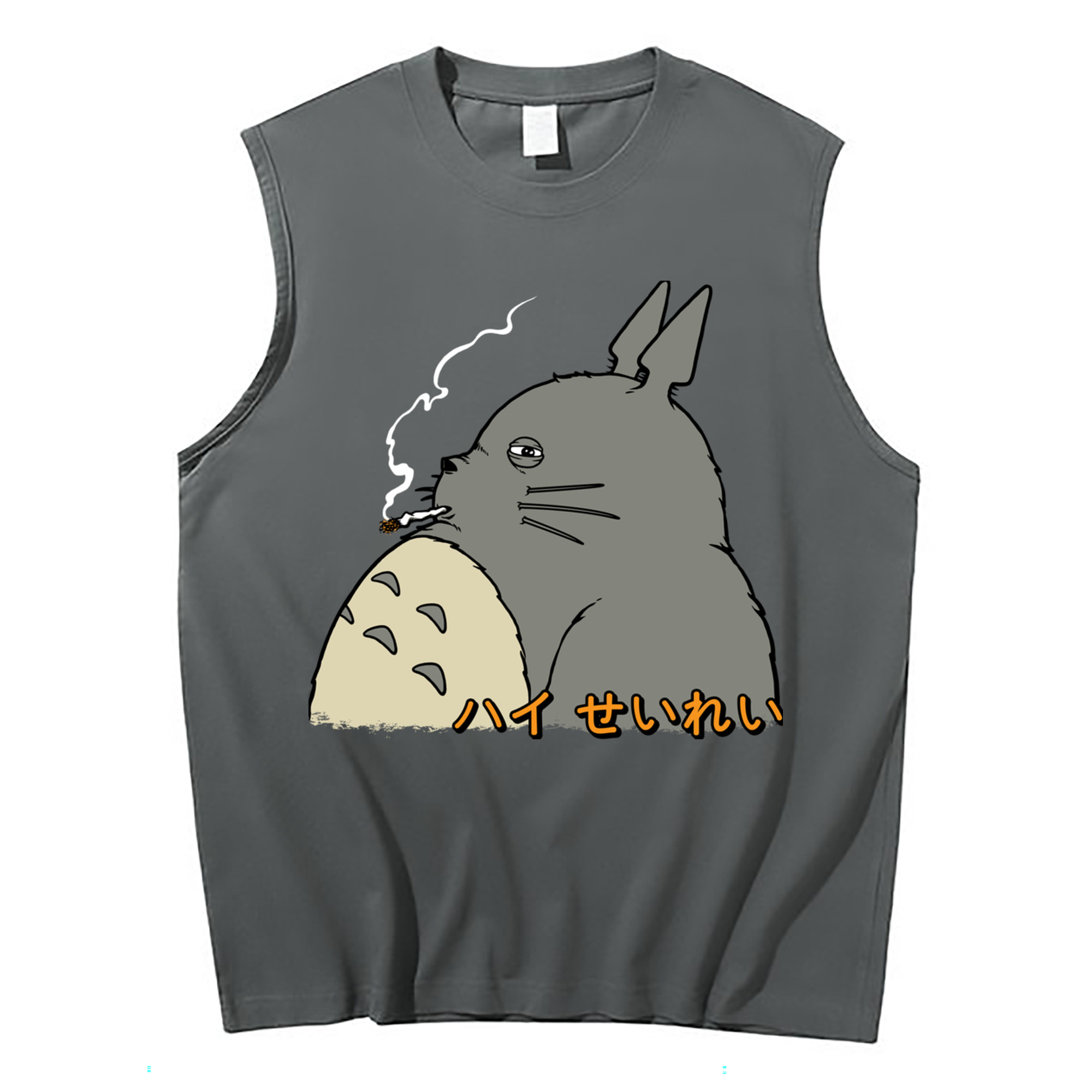 （画像用） となりのトトロ 草壁メイ 草壁サツキ My Neighbor Totoro Satsuki Kusakabe Mei Kusakabe コットン100％タンクトップ（フロントプリント）